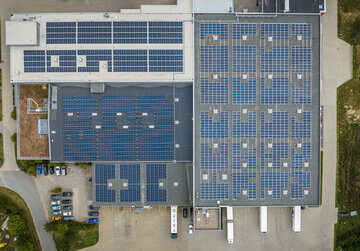 Photovoltaikanlage der Bauck Mühle