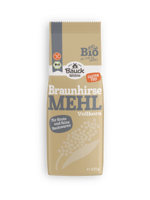 Braunhirsemehl Vollkorn glutenfrei Bio