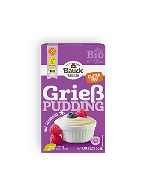 Grießpudding glutenfrei Bio