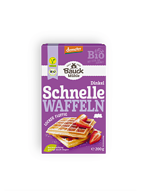 Schnelle Dinkel Waffeln Demeter