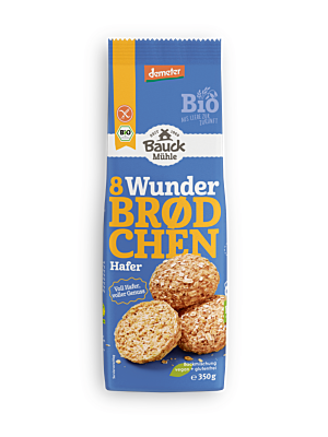 Wunderbrödchen Hafer 350g Demeter gf