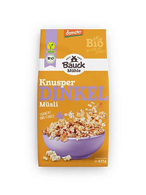 Dinkel Müsli Knusperzart Demeter
