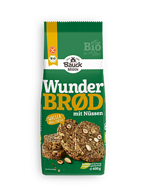 Wunderbrød mit Nüssen glutenfrei Bio