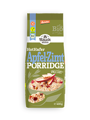 Hot Hafer Apfel-Zimt glutenfrei Demeter