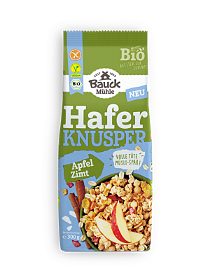 Hafer Knusper Müsli Apfel Zimt Bio gf
